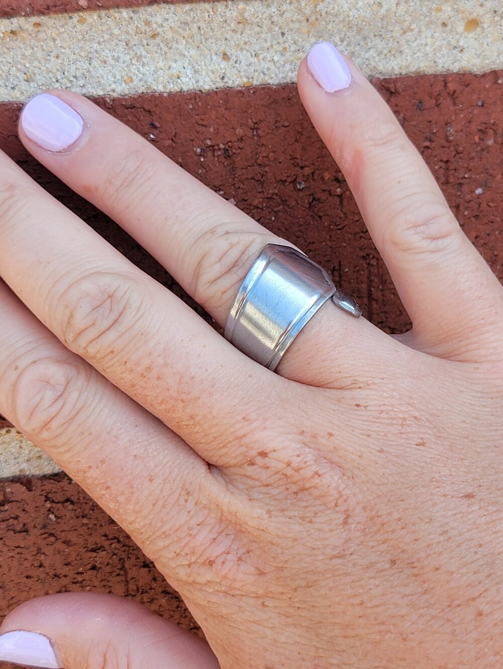 Handmade Spoon Ring - Picture 3 of 3